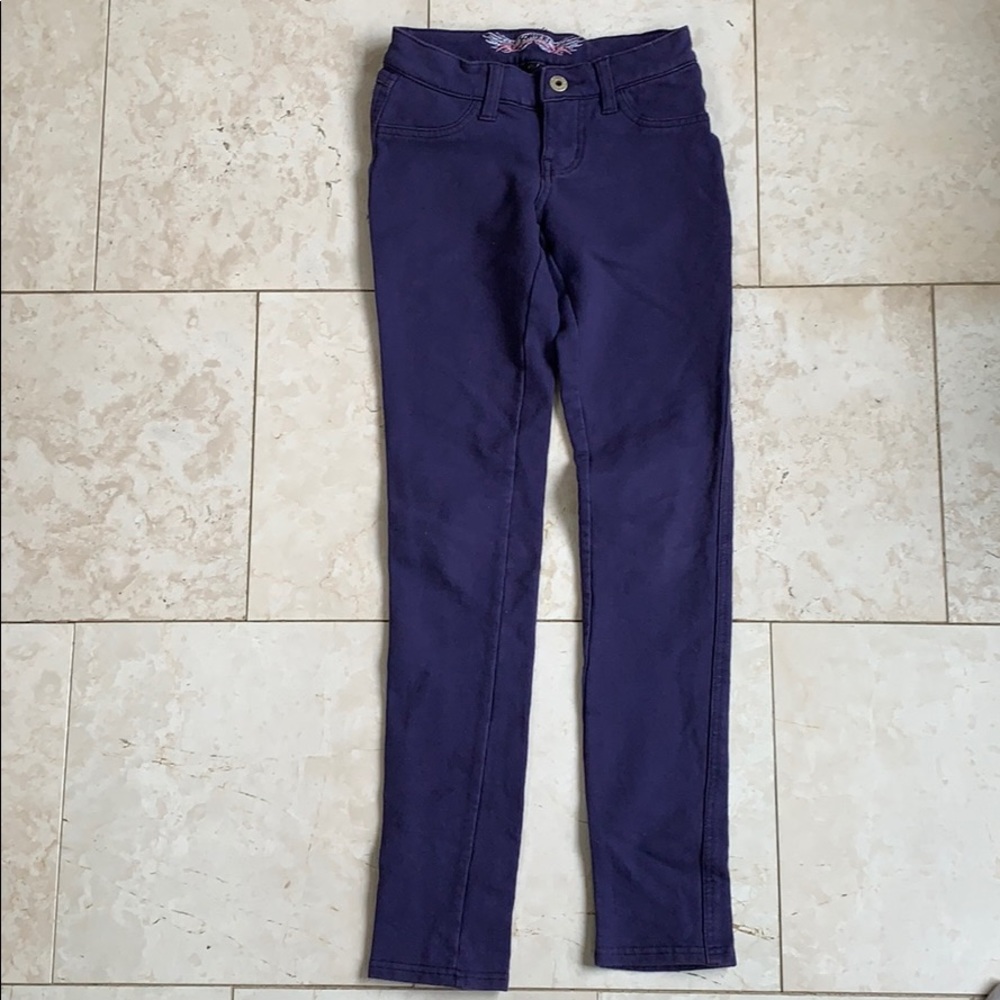 So Nikki girls purple jeggingsstretchy jeans